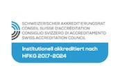 Label Schweizerischer Akkreditierungsrat. Institutionell akkrediert nach HFKG 2017-2024